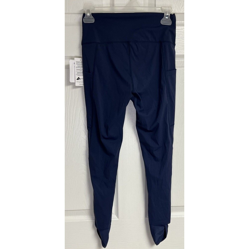 Whisper Women's Blue Indigo Pull On Leggings Small Pockets Ret. $92 Emory Mood - Picture 4 of 8